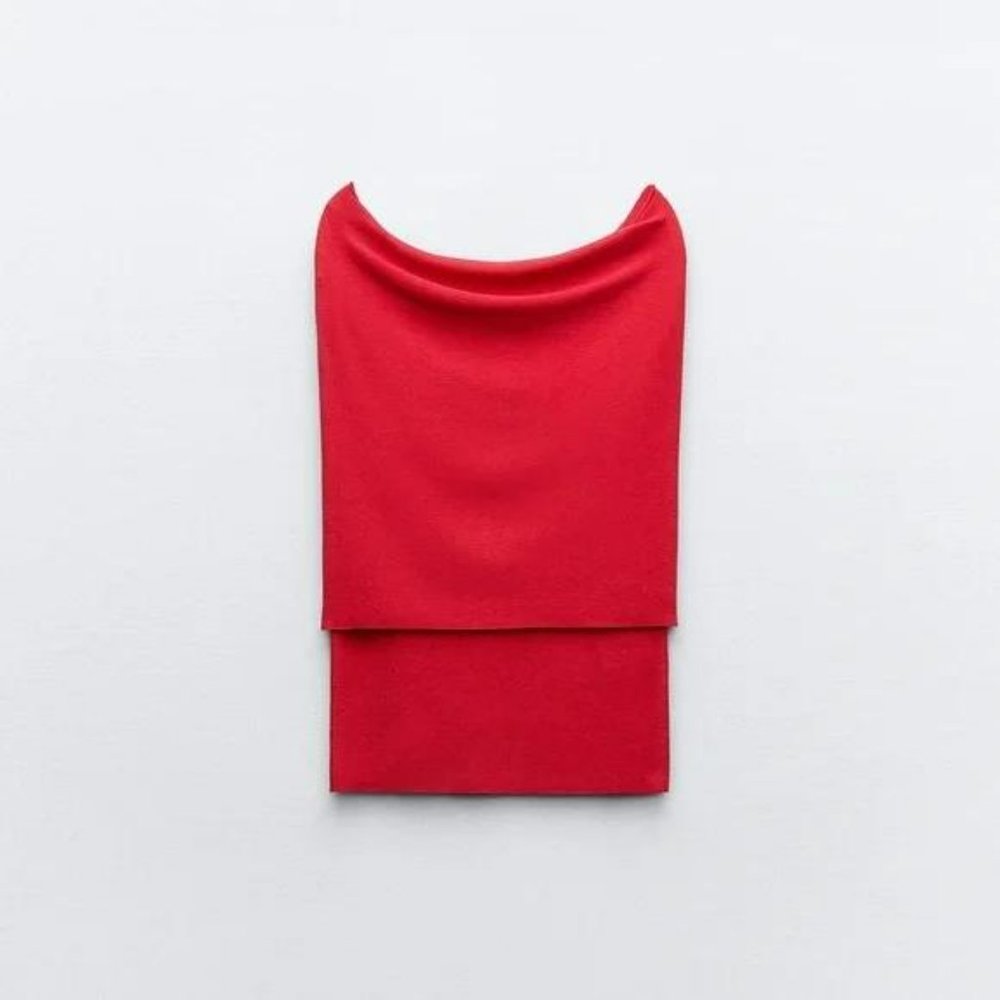 ZARA OFF SHOULDER KNIT TOP